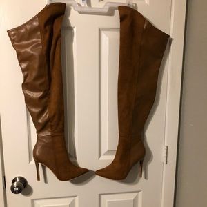 Fashion Nova Thigh High Stiletto Boots